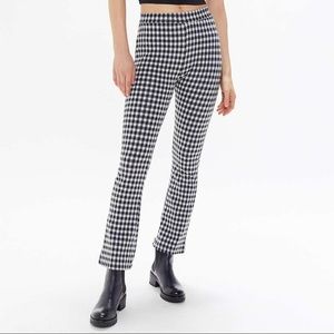 Urban Outfitters Casey Kick Flare Pant in Gingham